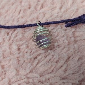 Amethyst stone necklace
